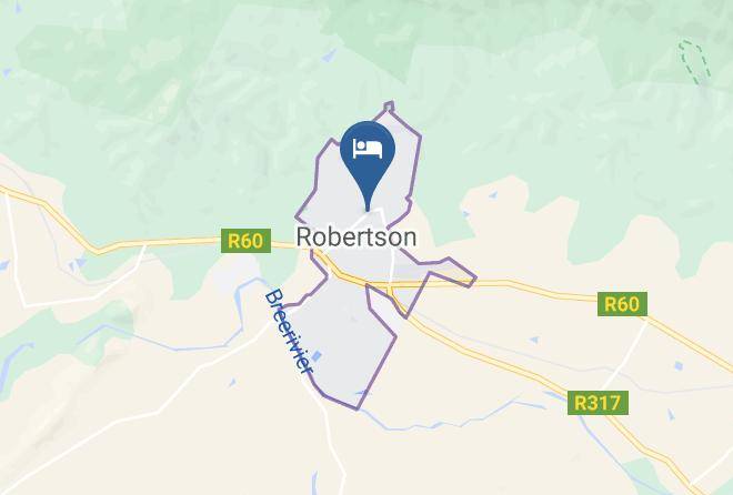 Cape Winelands - Robertson Backpackers Maps