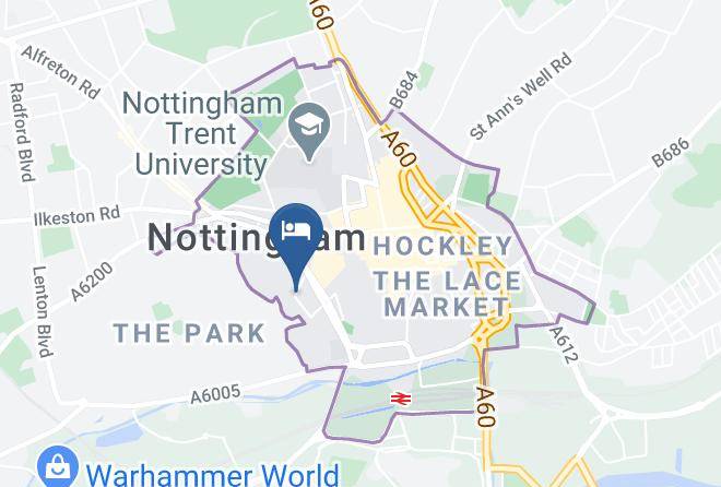 Nottingham City - Robin 7 Lodge City Centre Maps