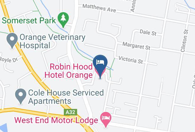 Orange - Robin Hood Hotel Orange Maps