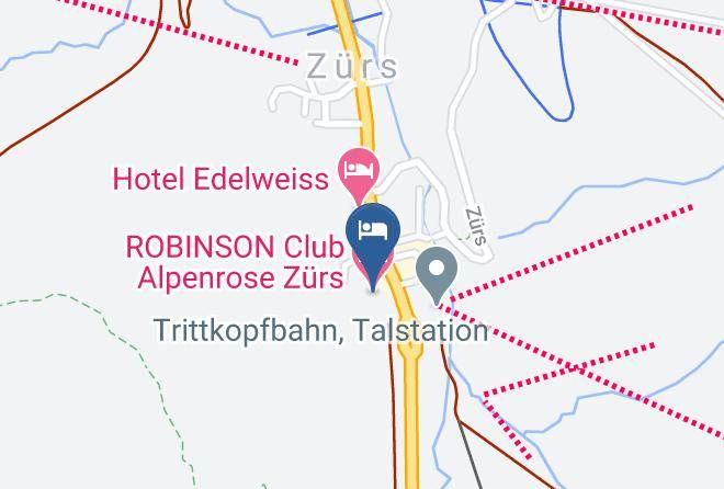 Bludenz - Robinson Alpenrose Zurs Maps