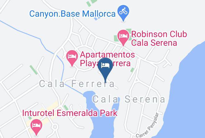 Robinson Cala Serena Map