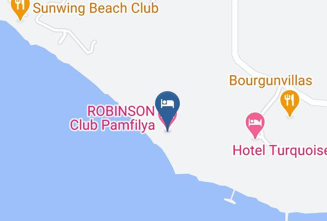 Manavgat - Robinson Club Pamfilya Maps