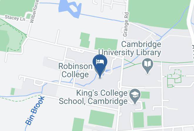 Cambridgeshire - Robinson College Maps