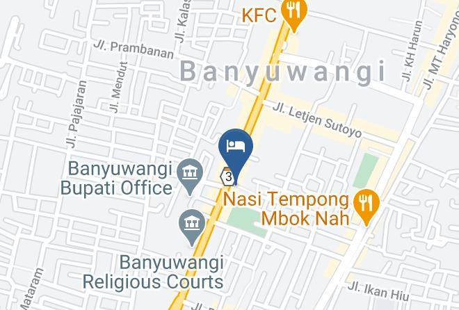 Banyuwangi - Robiu Homestay & Dormitory Maps