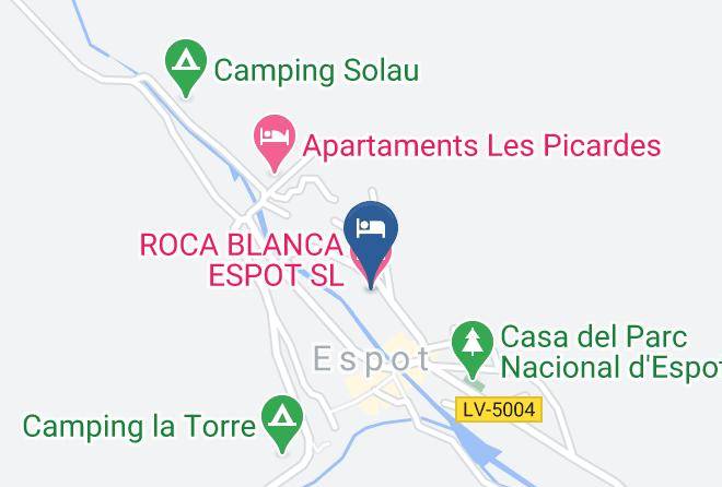 Roca Blanca Espot S L Map