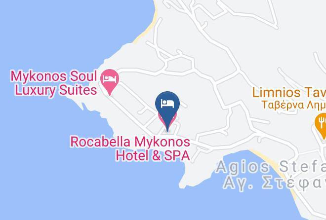 Mykonos - Rocabella Mykonos Hotel & Spa Maps