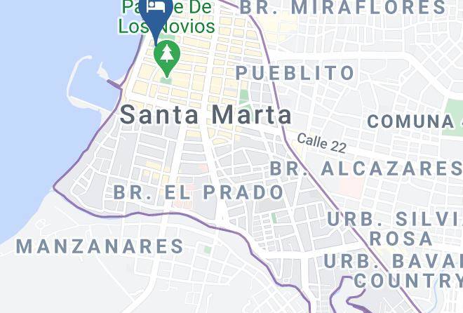 Santa Marta - Rocamar Hospederia Maps