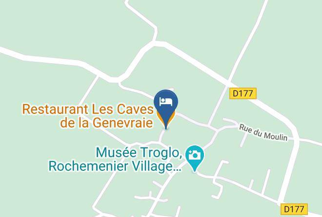 Maine Et Loire - Rocaminori Troglo Hotel Maps
