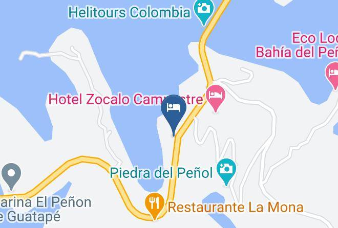 Guatape - Rocca Club Hotel & Spa Maps