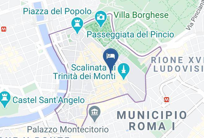 Rome - Rocco Forte House Piazza Di Spagna Rome Maps