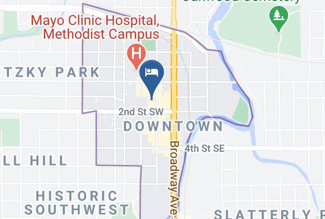 Rochester Marriott Mayo Clinic Area Map