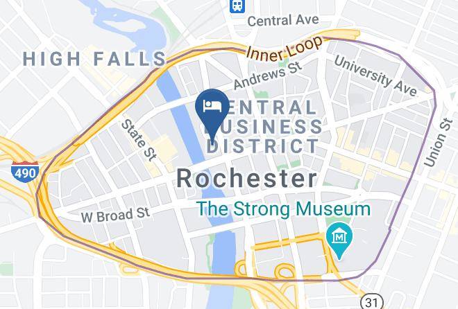 Monroe - Rochester Riverside Hotel Maps