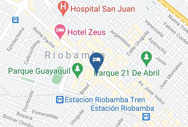 Riobamba - Rocio Hotel Maps