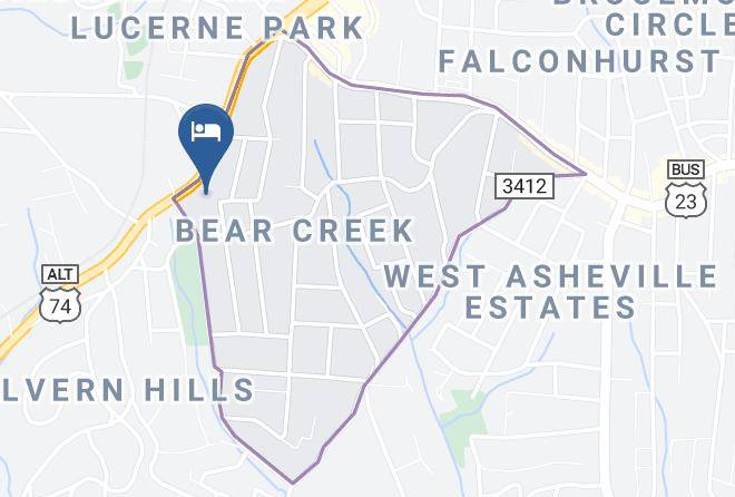 Rock Haven Terrace Motel Map