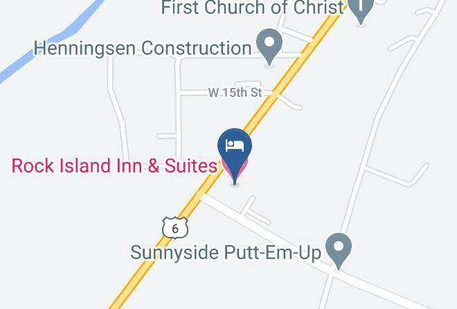 Rock Island Inn & Suites Map
