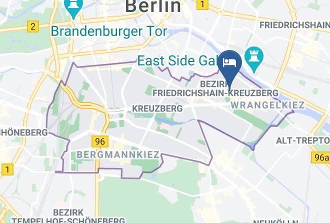 Stadt Berlin - Rock'n'roll Herberge Maps