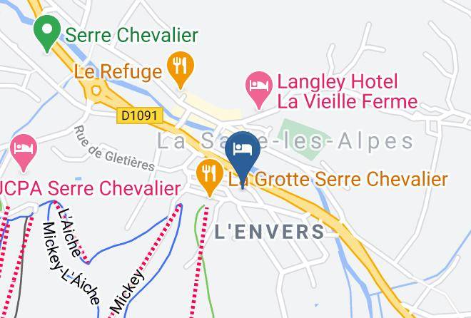 Hautes Alpes - Rock Noir Hotel & Spa Maps