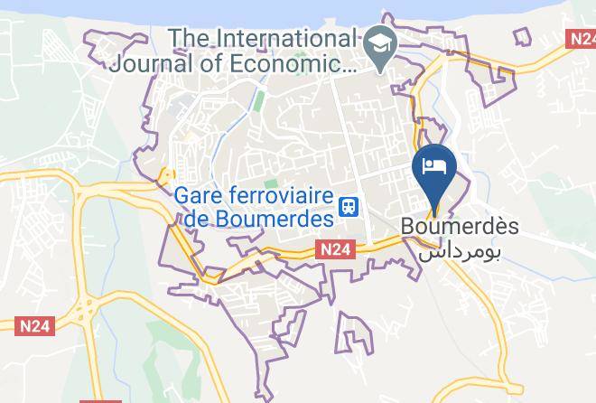 Boumerdes - Hotel Le Rocher Boumerdes Maps