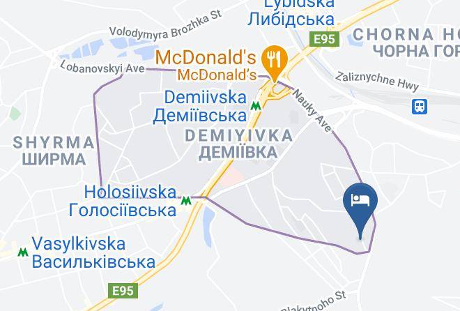 Kyiv - Rock Wall Maps