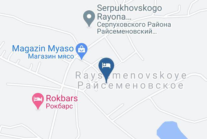 Rockbars Carta Geografica - Moscow - Serpukhovsky District