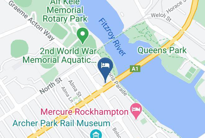 Rockhampton - Rockhampton Riverside Central Maps