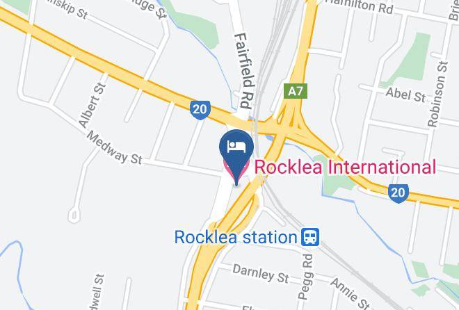 Brisbane - Rocklea International Motel Maps