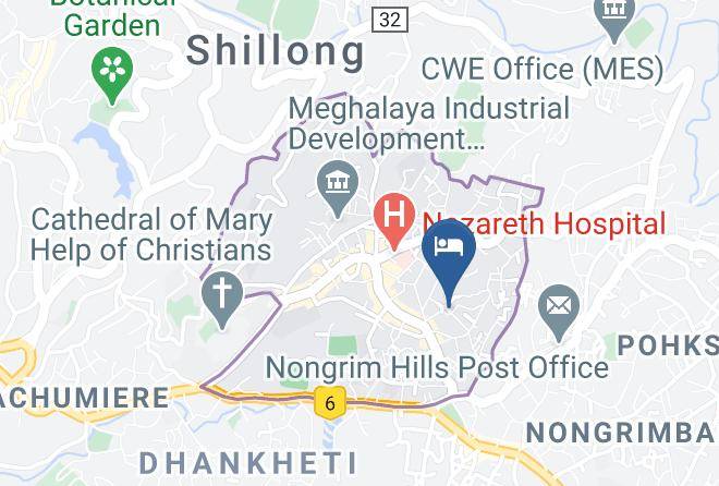 Shillong - Rockski Boutique Bed And Breakfast Maps