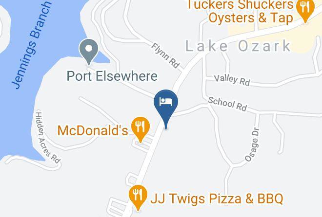 Rockwood Resort Motel Map