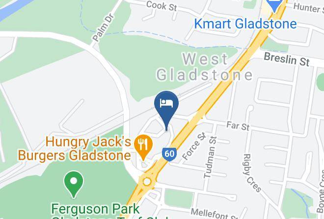 Gladstone - Rocky Glen Hotel Maps