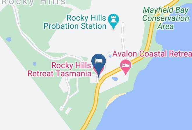 Glamorganspring Bay - Rocky Hills Retreat Tasmania Maps