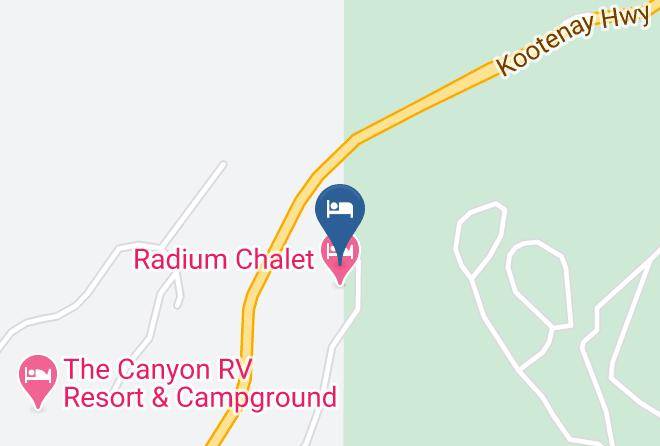 East Kootenay - Rocky Mountain Springs Lodge & Citadella Restaurant Maps
