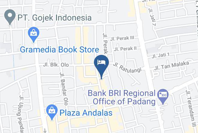 Kota Padang - Rocky Plaza Hotel Padang Maps