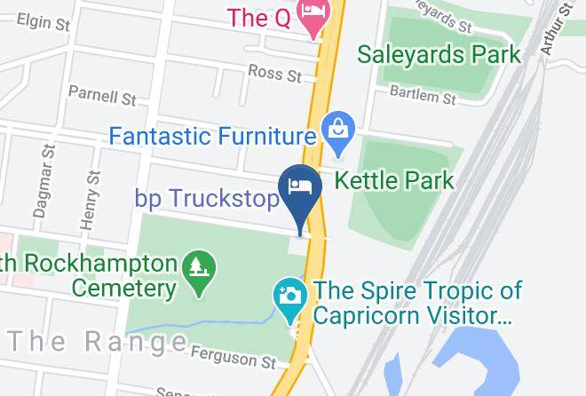 Rockhampton - Rocky Resort Motor Inn Maps