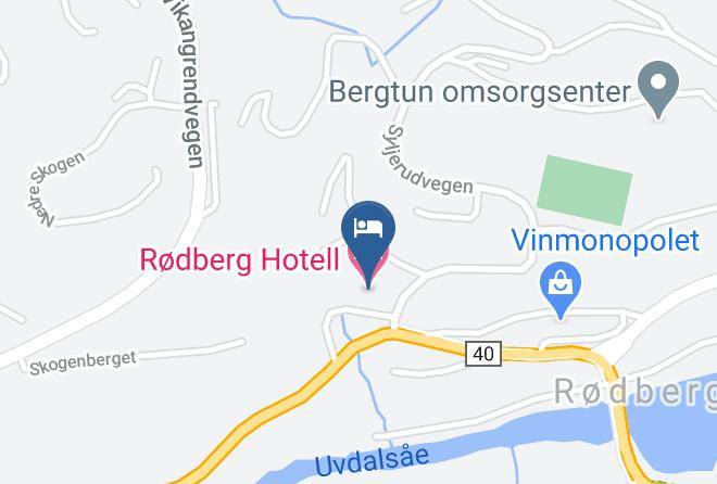 Nore Og Uvdal - Rodberg Hotel Maps