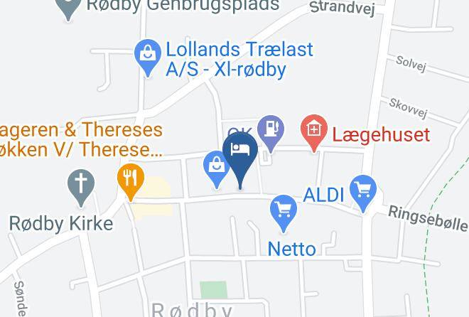 Rodby - Rodby Kobstadshotel Maps