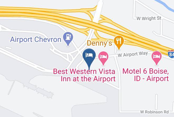 Ada - Rodeway Inn Airport Boise Maps
