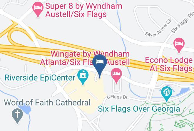 Cobb - Rodeway Inn At Six Flags Maps