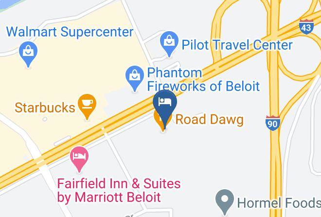 Rock - Rodeway Inn Beloit Maps
