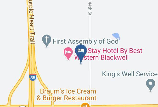 Kay - Rodeway Inn Blackwell I 35 Maps