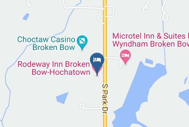 Mccurtain - Rodeway Inn Broken Bow Hochatown Maps