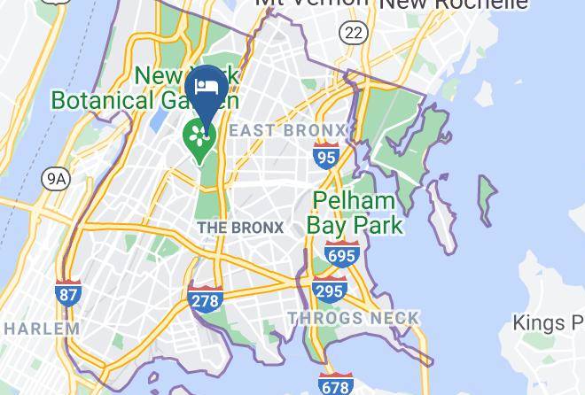 Bronx - Rodeway Inn Bronx Zoo Maps