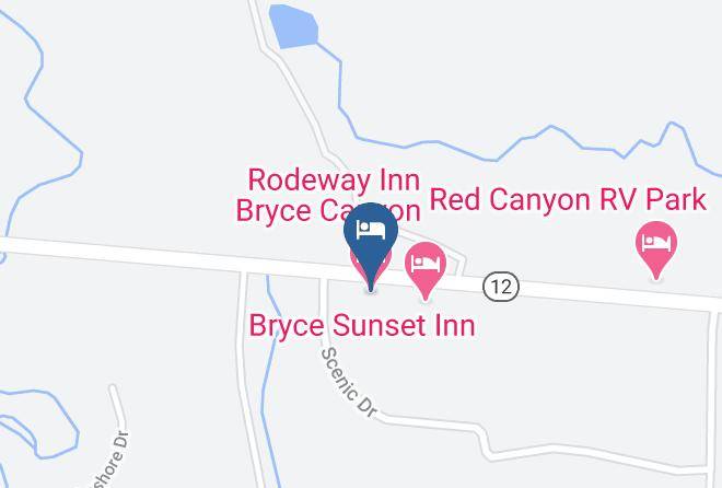 Rodeway Inn Bryce Canyon Map
