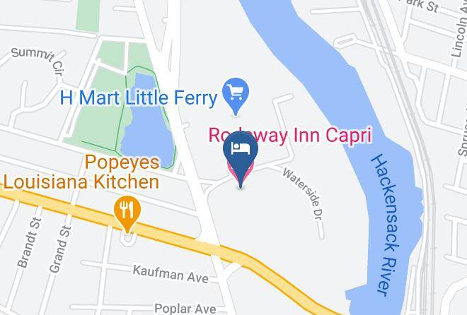 Bergen - Rodeway Inn Capri Maps