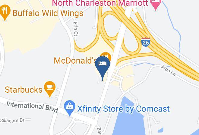 Days Inn & Suites By Wyndham Charleston Airport West Map