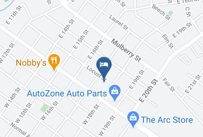 Butte - Rodeway Inn Chico University Area Maps