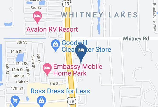 Pinellas - Rodeway Inn Clearwater Largo Maps
