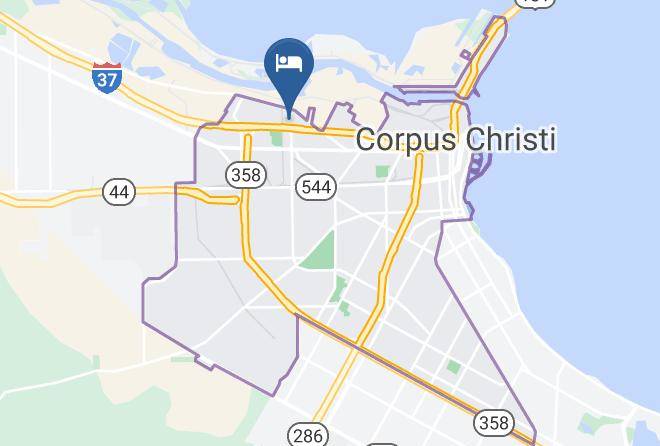 Nueces - Rodeway Inn Corpus Christi I 37 Maps