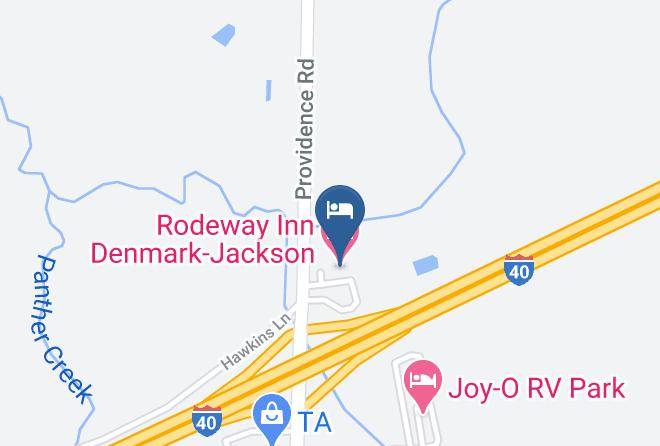 Madison - Rodeway Inn Denmark Jackson Maps