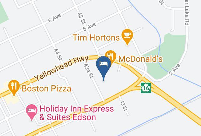Rodeway Inn Edson Map