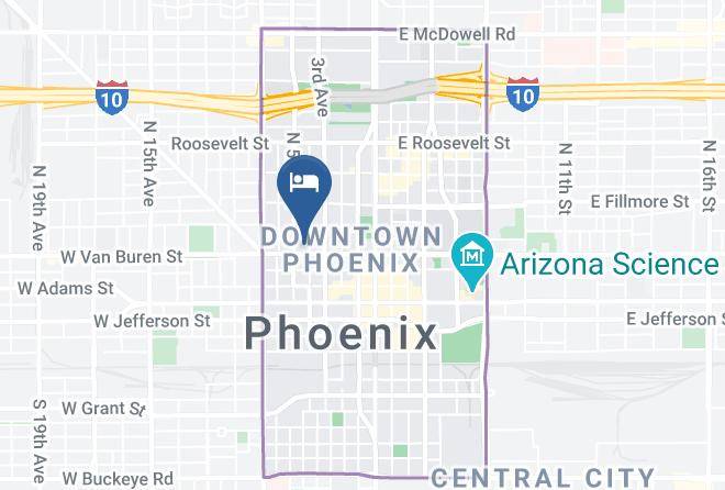 Maricopa - Rodeway Inn Downtown Phoenix Maps